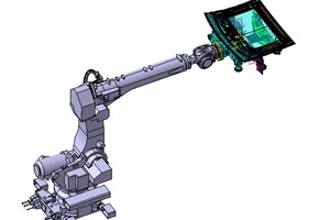 Stanowisko zrobotyzowane (FANUC R2000iC) - montaż nowego chwytaka  - 1