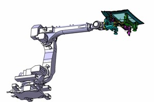 Stanowisko zrobotyzowane (FANUC R2000iC) - montaż nowego chwytaka  - 2