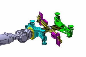 Stanowisko zrobotyzowane (FANUC R2000iC) - montaż nowego chwytaka  - 3