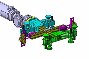 Stanowisko zrobotyzowane (FANUC R2000iC) - montaż nowego chwytaka  - 4