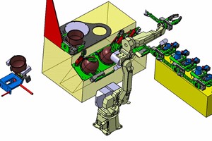 Stanowiska zrobotyzowane z wykorzystaniem robotów FANUC M-10iA - 2