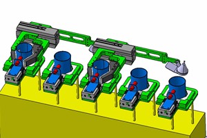 Stanowiska zrobotyzowane z wykorzystaniem robotów FANUC M-10iA - 6