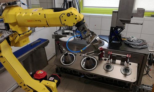 Stanowiska zrobotyzowane z wykorzystaniem robotów FANUC M-10iA