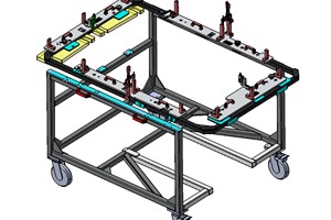 Precyzyjny wózek współpracujący z robotem FANUC - 1