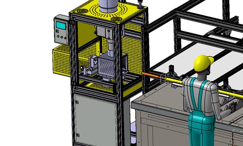 Projekt stanowiska do obkurczania osłony termokurczliwej 