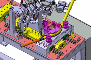 Stanowisko do automatycznego gięcia rur współpracujące z robotem FANUC - 7