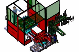 Automatyczne stanowisko do obrotu dachu współpracujące z robotem FANUC - 4