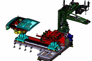 Automatyczne stanowisko do obrotu dachu współpracujące z robotem FANUC - 5