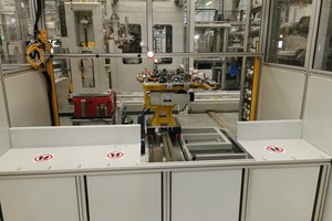 Automatyczne stanowisko do obrotu dachu współpracujące z robotem FANUC - 12