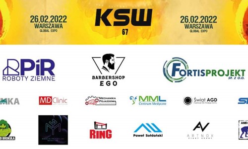 KSW 67 - wsparcie zawodników 