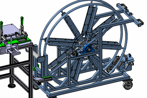 Stanowisko do zakuwania łańcuchów i transportu na linię produkcyjną  - 2