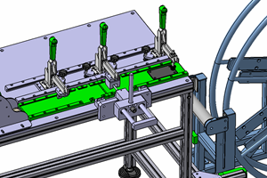 Stanowisko do zakuwania łańcuchów i transportu na linię produkcyjną  - 3