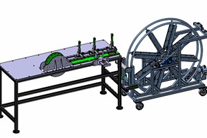Stanowisko do zakuwania łańcuchów i transportu na linię produkcyjną  - 8