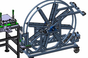 Stanowisko do zakuwania łańcuchów i transportu na linię produkcyjną  - 9