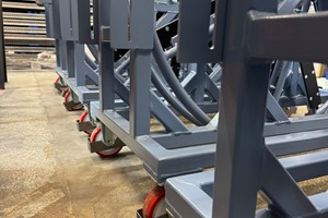 Stanowisko do zakuwania łańcuchów i transportu na linię produkcyjną  - 25