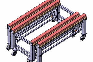 Stanowiska do montażu - projekt  - 1