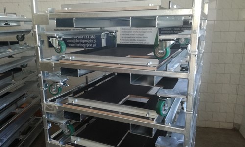 Wózki do transportu wewnątrzzakładowego 